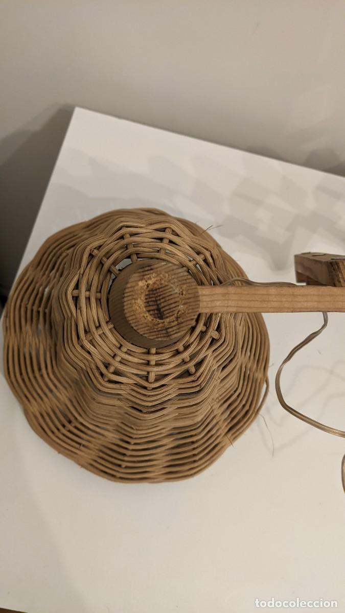 Antig&uuml;edades: ANTIGUO FLEXO EXTENSIBLE MADERA Y MINBRE - Foto 7