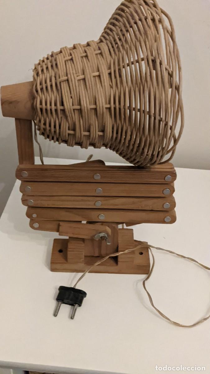 Antig&uuml;edades: ANTIGUO FLEXO EXTENSIBLE MADERA Y MINBRE - Foto 9