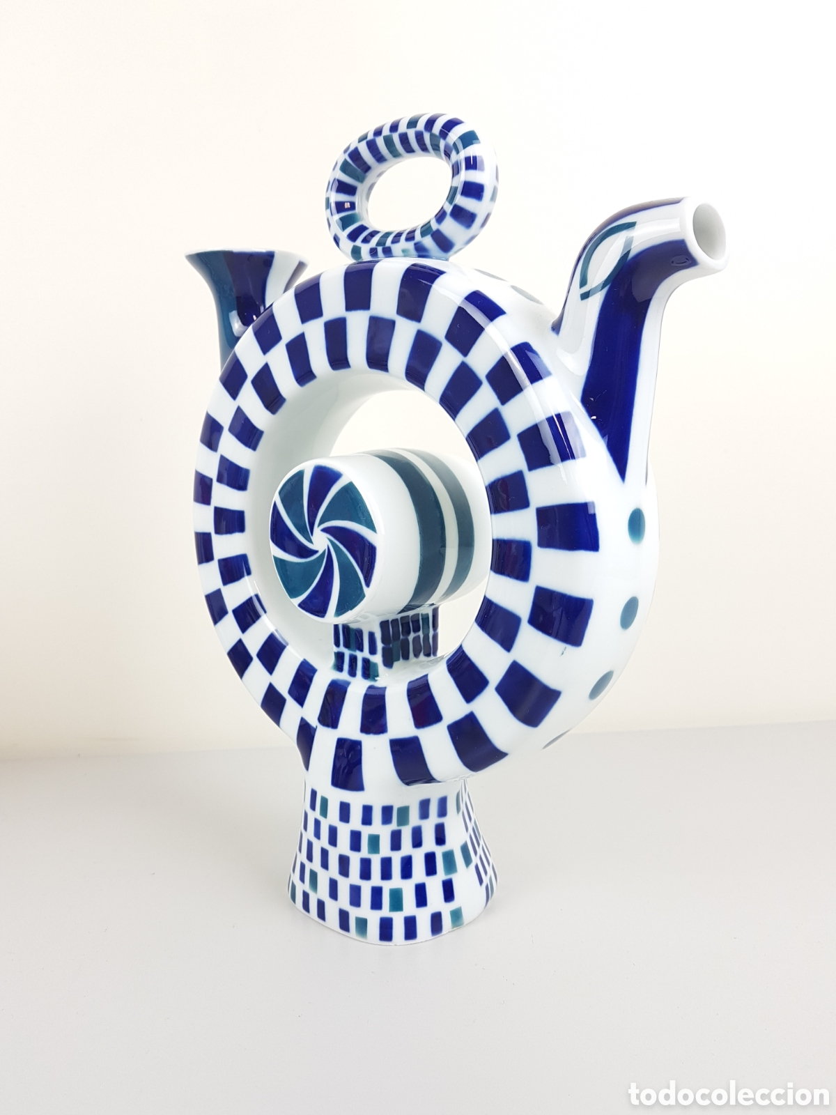 Antig&uuml;edades: Botijo N&ordm; 1 DE PORCELANA SARGADELOS - Foto 2