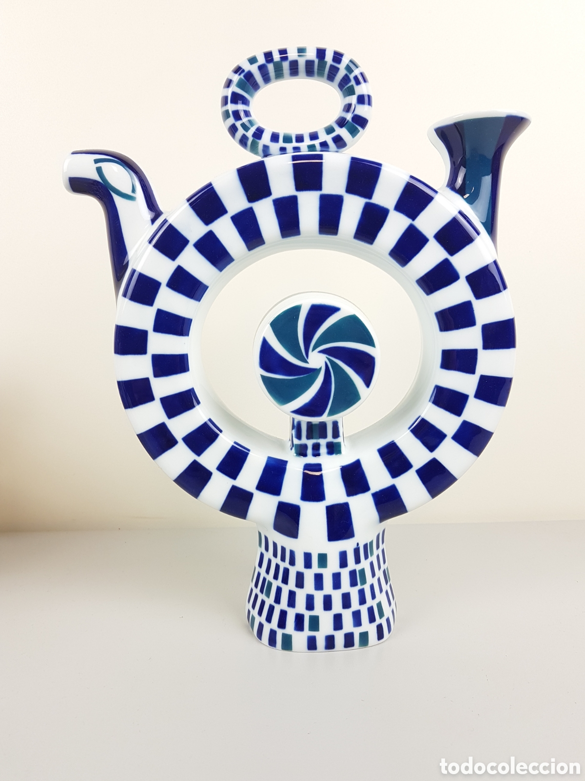 Antig&uuml;edades: Botijo N&ordm; 1 DE PORCELANA SARGADELOS - Foto 4