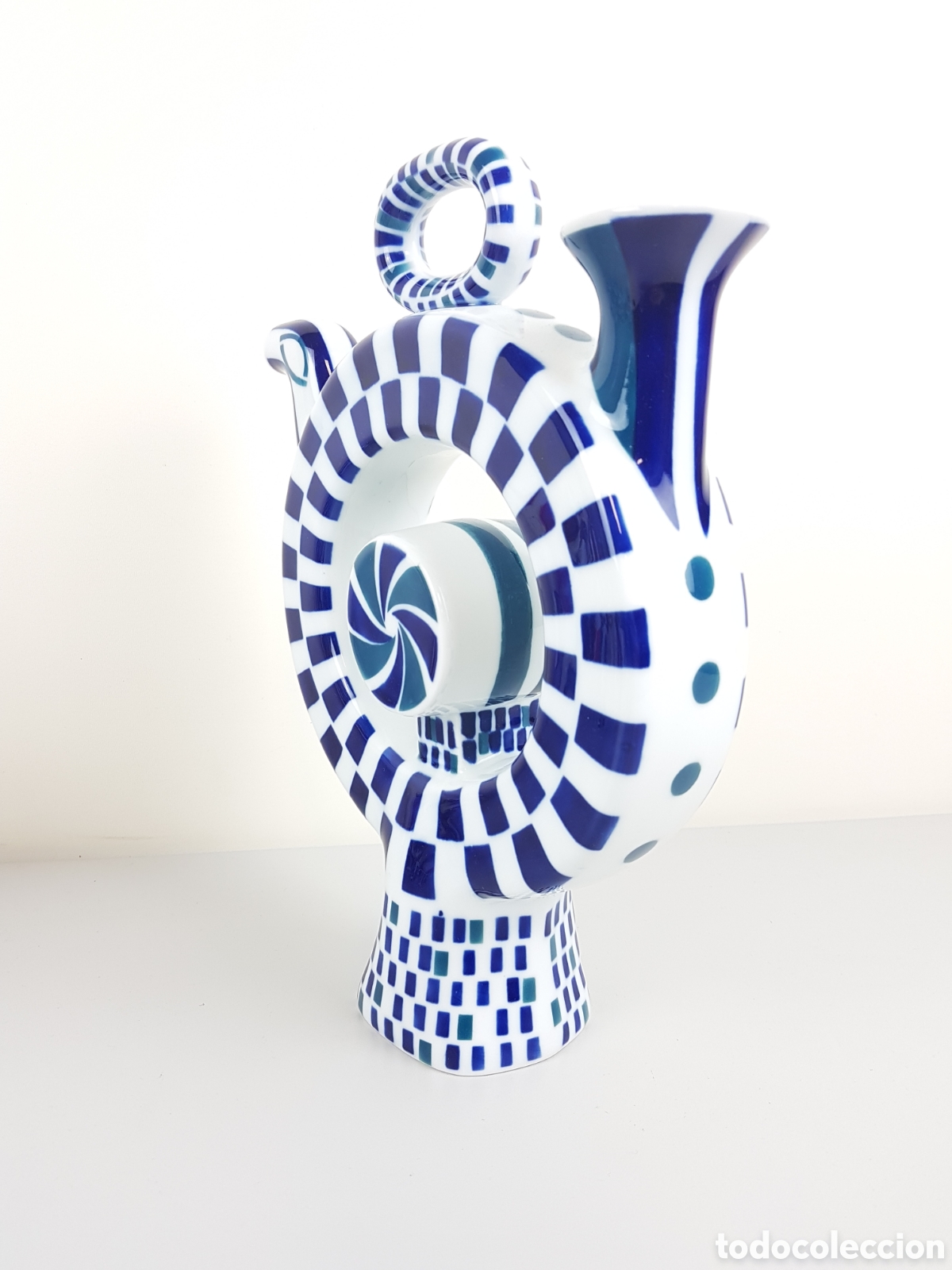 Antig&uuml;edades: Botijo N&ordm; 1 DE PORCELANA SARGADELOS - Foto 5