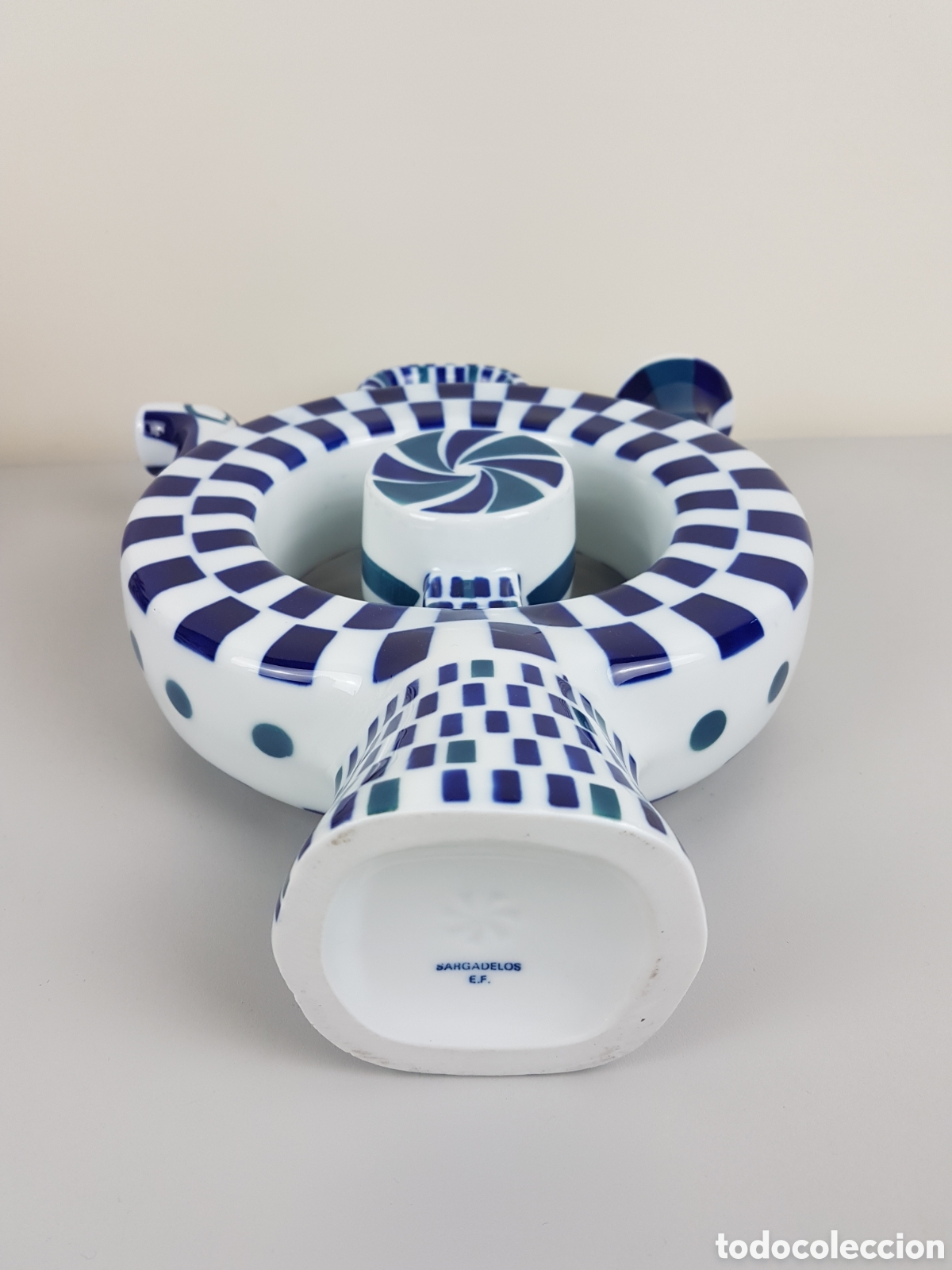 Antig&uuml;edades: Botijo N&ordm; 1 DE PORCELANA SARGADELOS - Foto 6