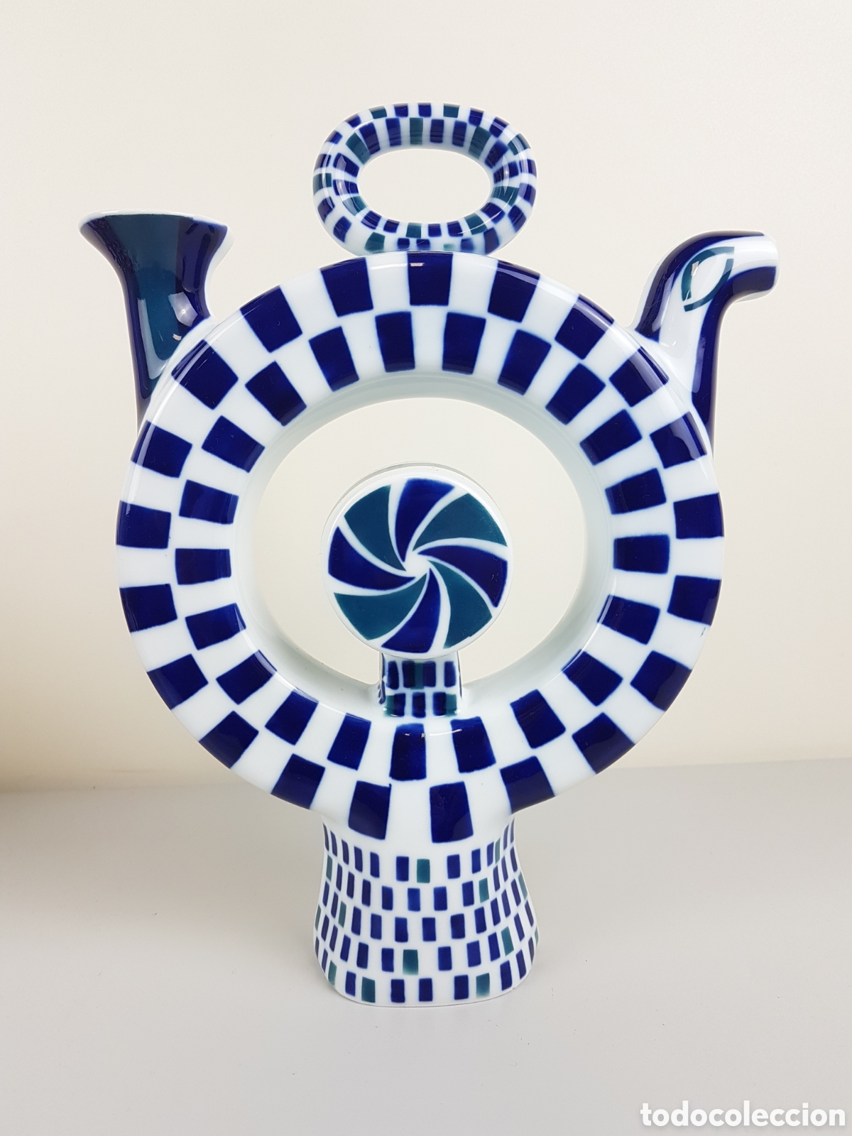 Antig&uuml;edades: Botijo N&ordm; 1 DE PORCELANA SARGADELOS - Foto 1
