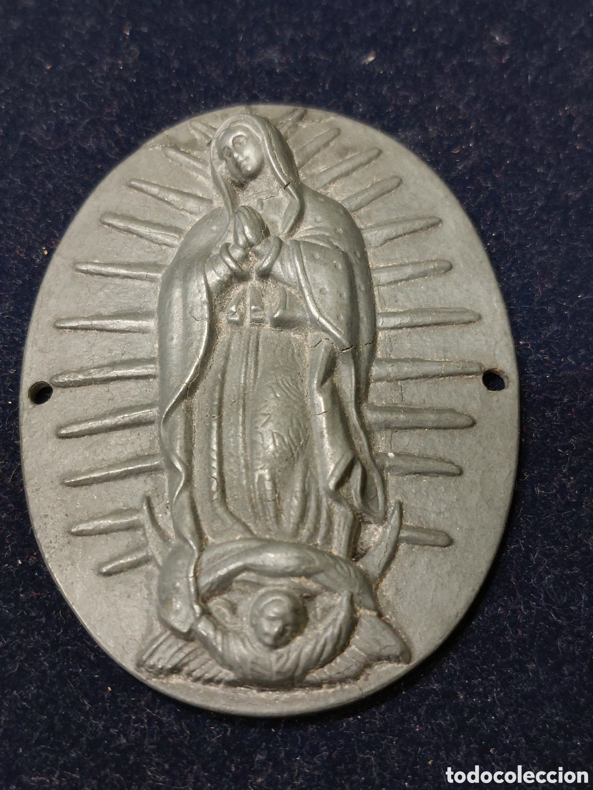 Antig&uuml;edades: ANTIGUA PLACA DEVOCIONAL DE LAS MADRES CONCEPCIONISTAS. - Foto 2