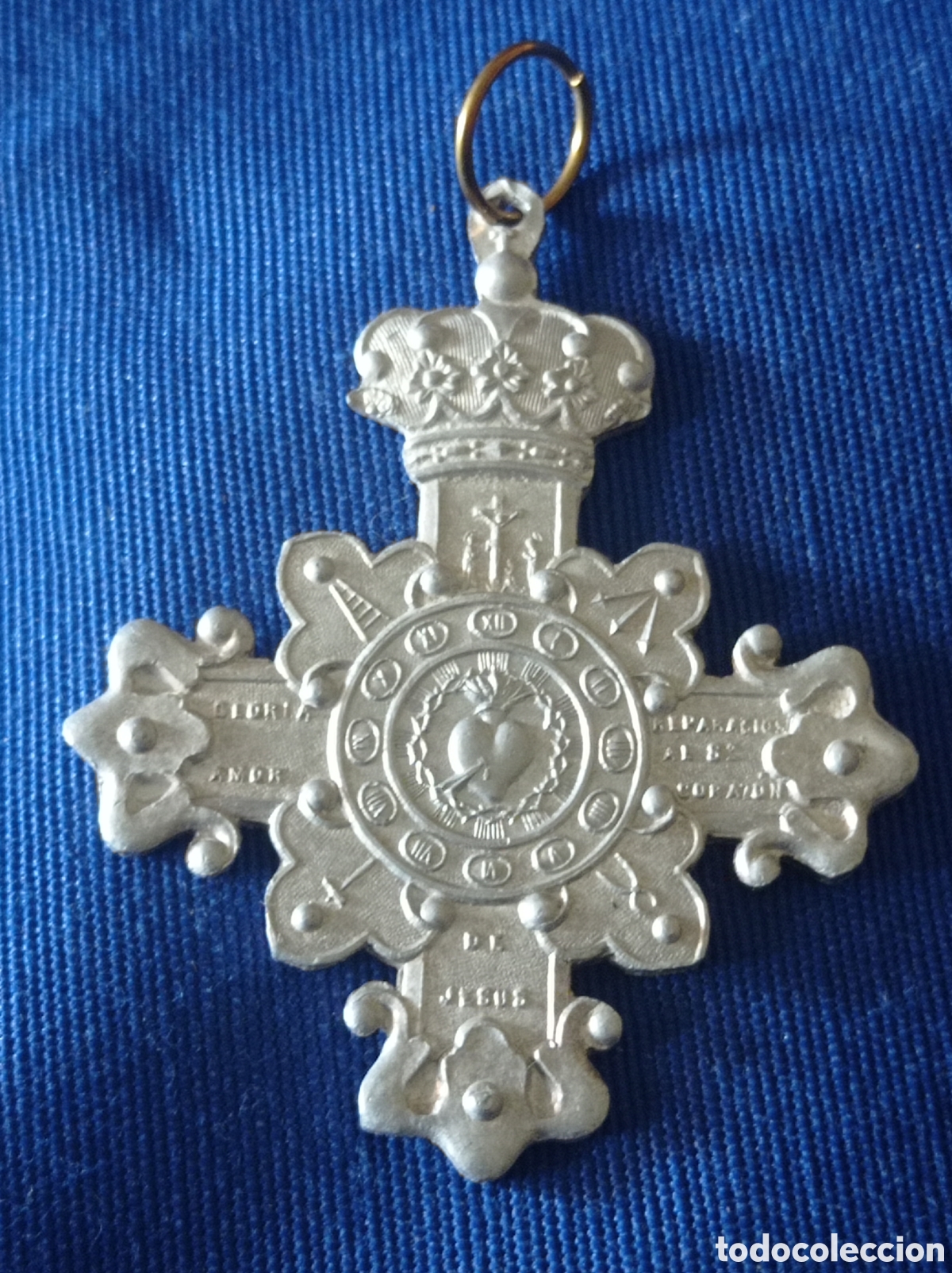 Antig&uuml;edades: MEDALLA CORAZON DE JESUS - Foto 1