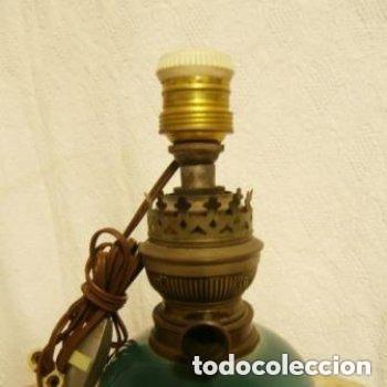 Antig&uuml;edades: Quinque lampara ceramica - Foto 3