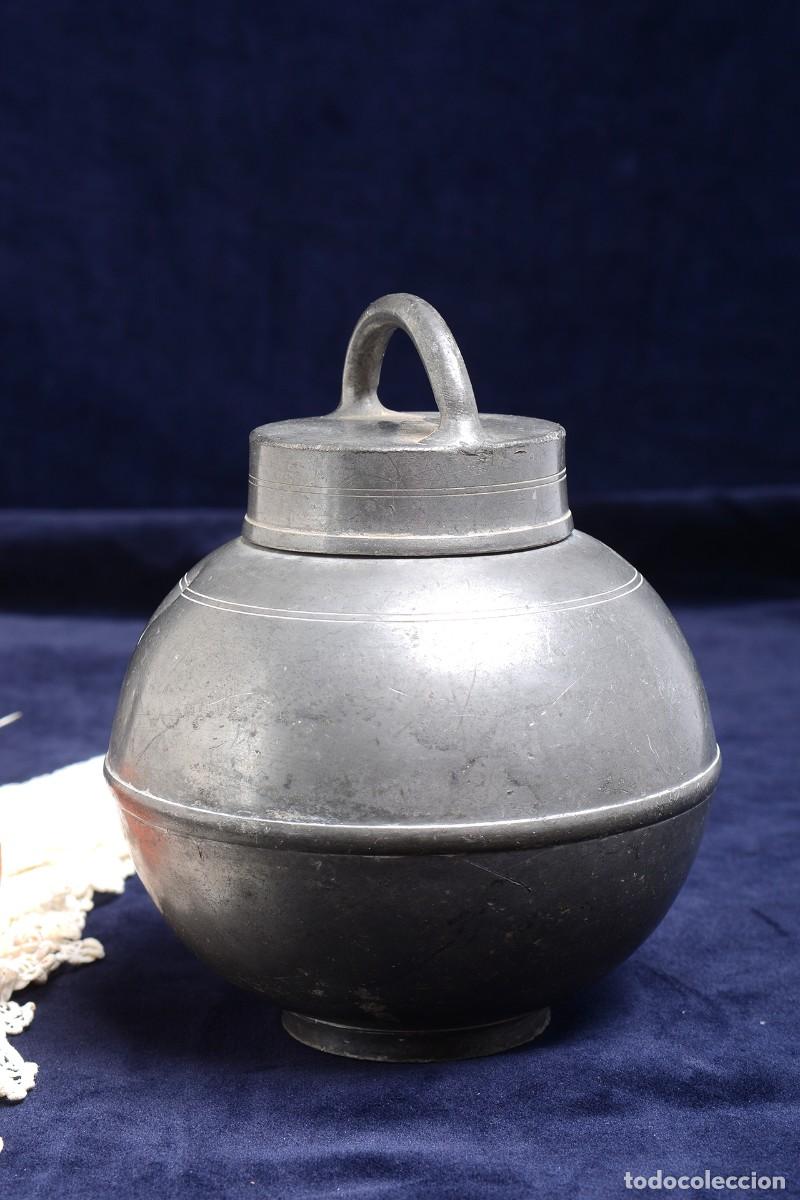 Antig&uuml;edades: Antigua olla de caldo de esta&ntilde;o francesa - Foto 9