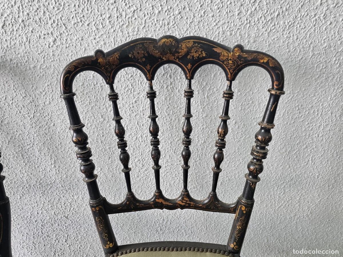Antig&uuml;edades: Sillas antiguas decoradas - Foto 2