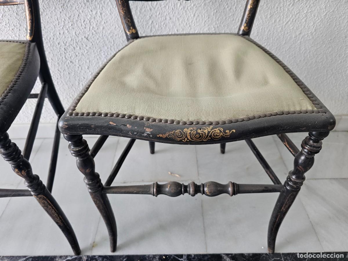 Antig&uuml;edades: Sillas antiguas decoradas - Foto 3