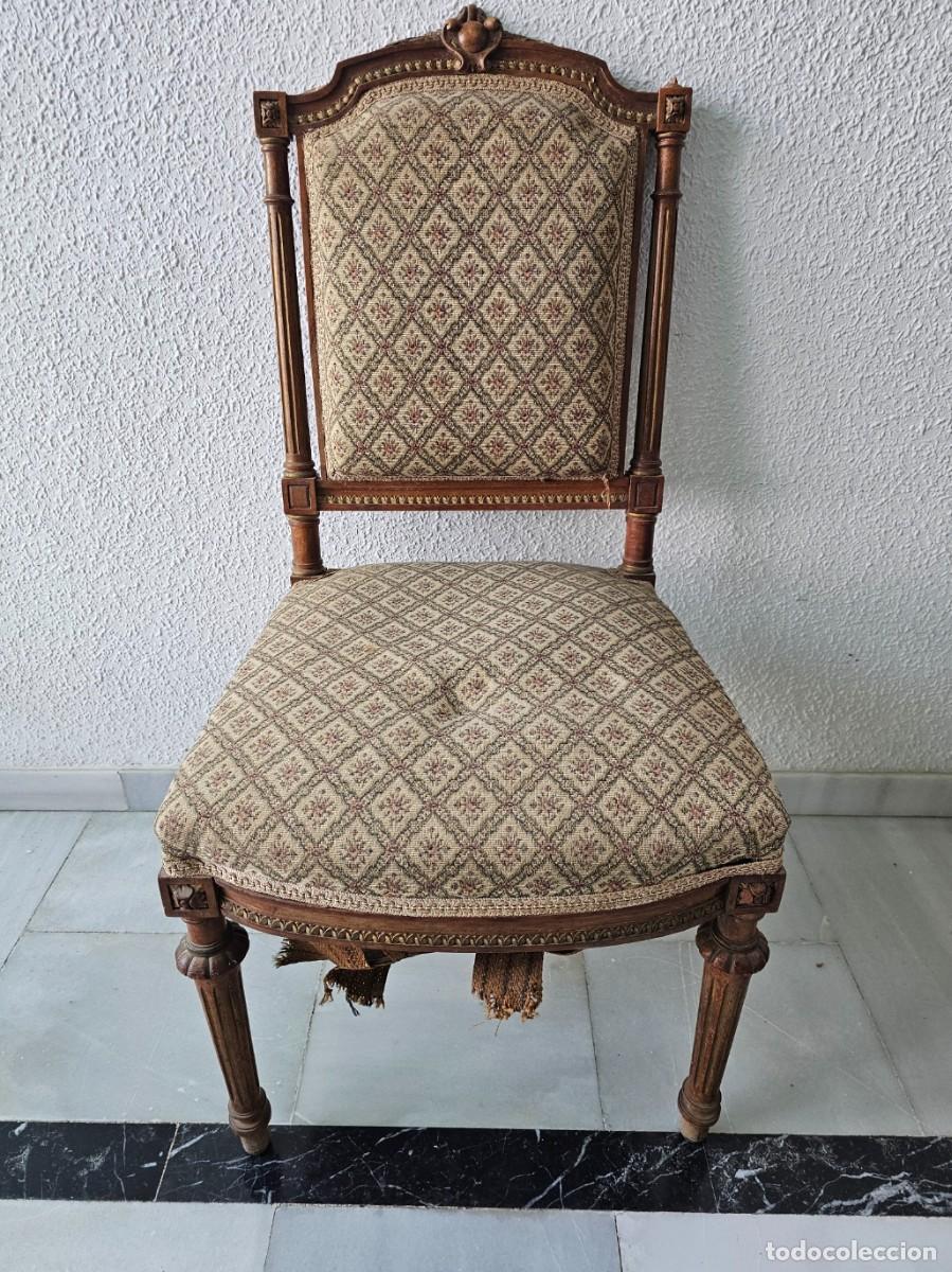 Antig&uuml;edades: Sillas antiguas estilo Luis XVII - Foto 1