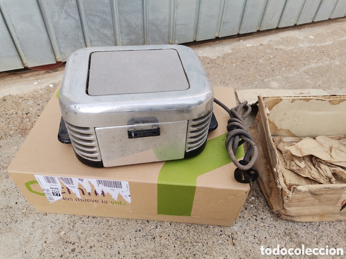 Antig&uuml;edades: Tostadora solac 606 en caja funciona - Foto 3
