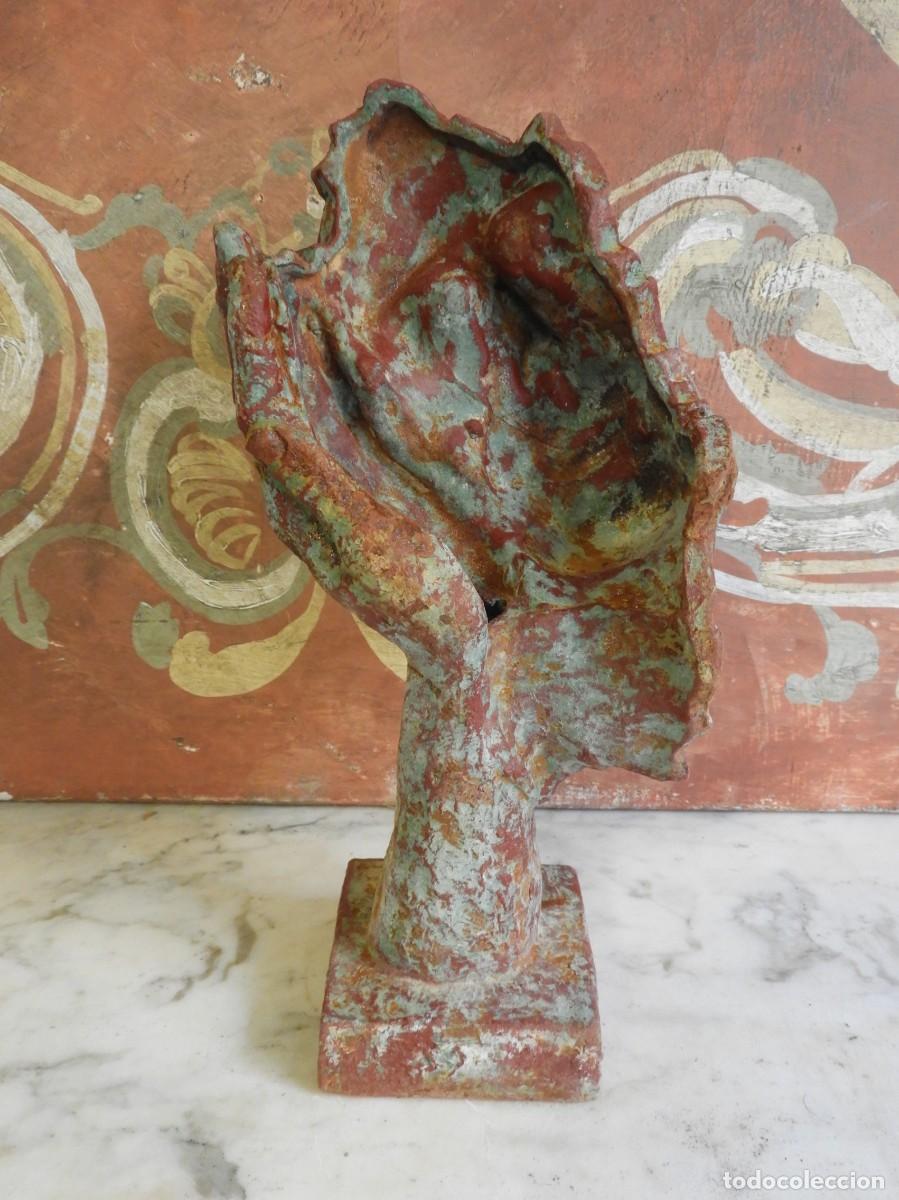 Antig&uuml;edades: CARA REALIZADA EN HIERRO SUPERDECORATIVA - Foto 3