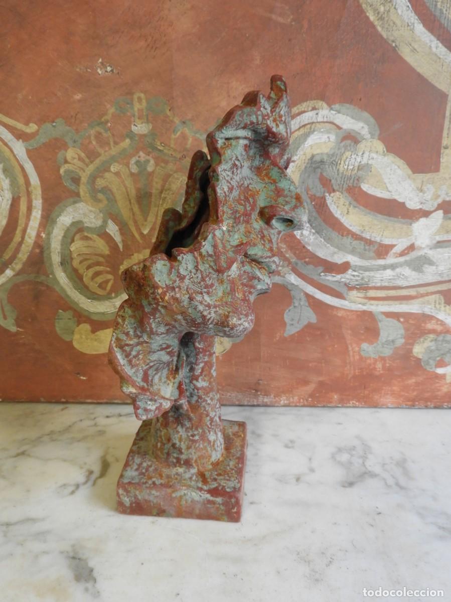 Antig&uuml;edades: CARA REALIZADA EN HIERRO SUPERDECORATIVA - Foto 4