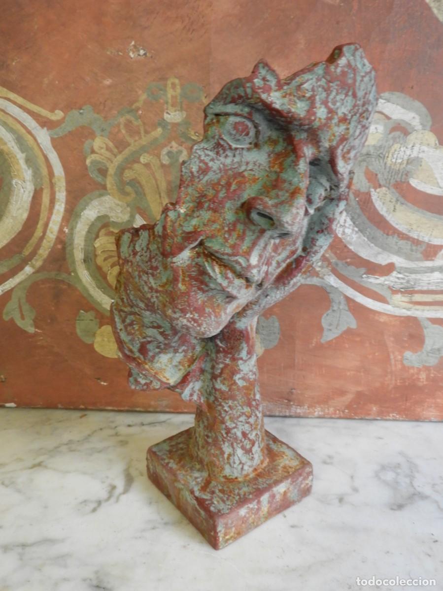 Antig&uuml;edades: CARA REALIZADA EN HIERRO SUPERDECORATIVA - Foto 5