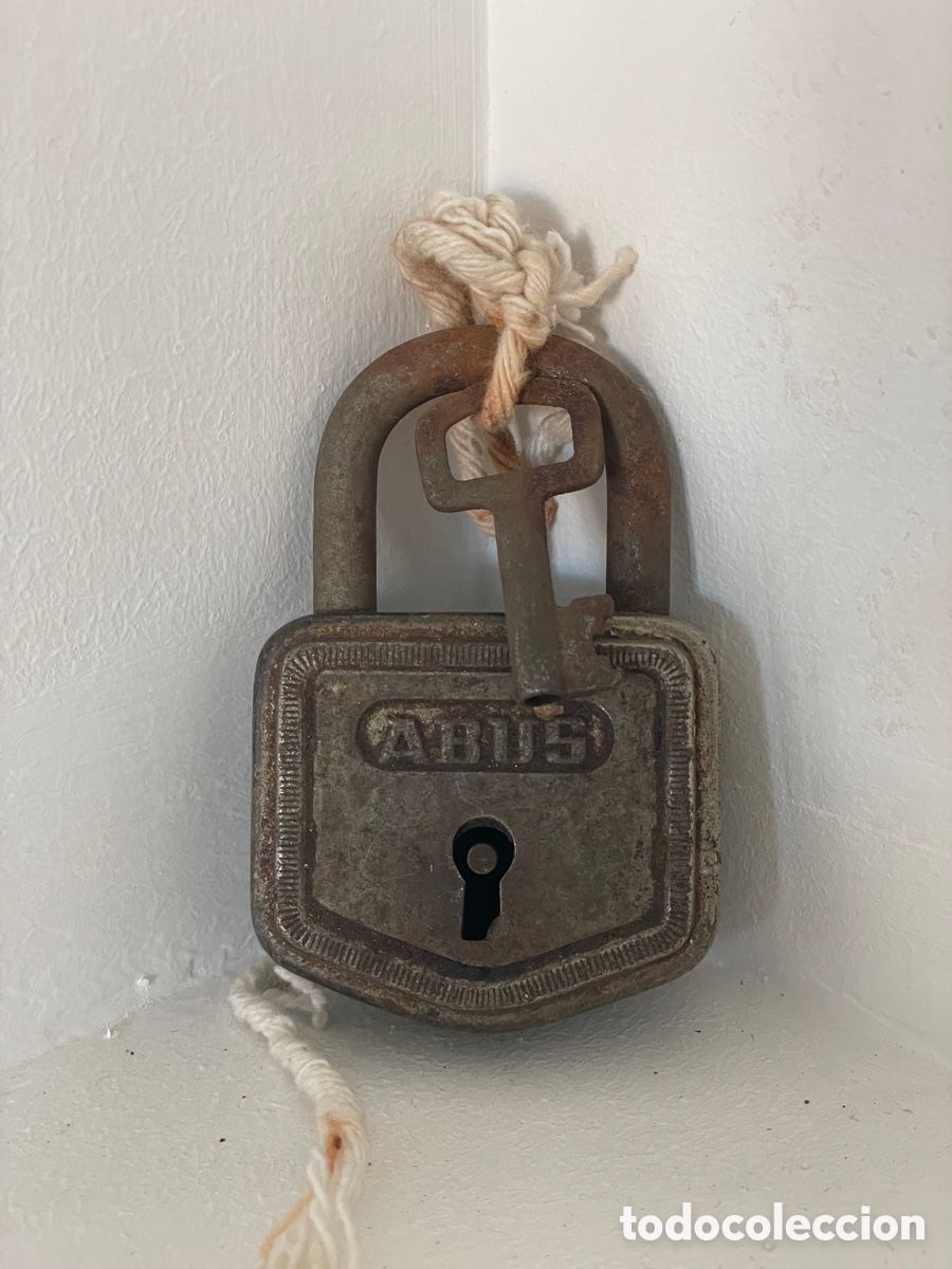 Antig&uuml;edades: Candado Abus 50/105 - Foto 2
