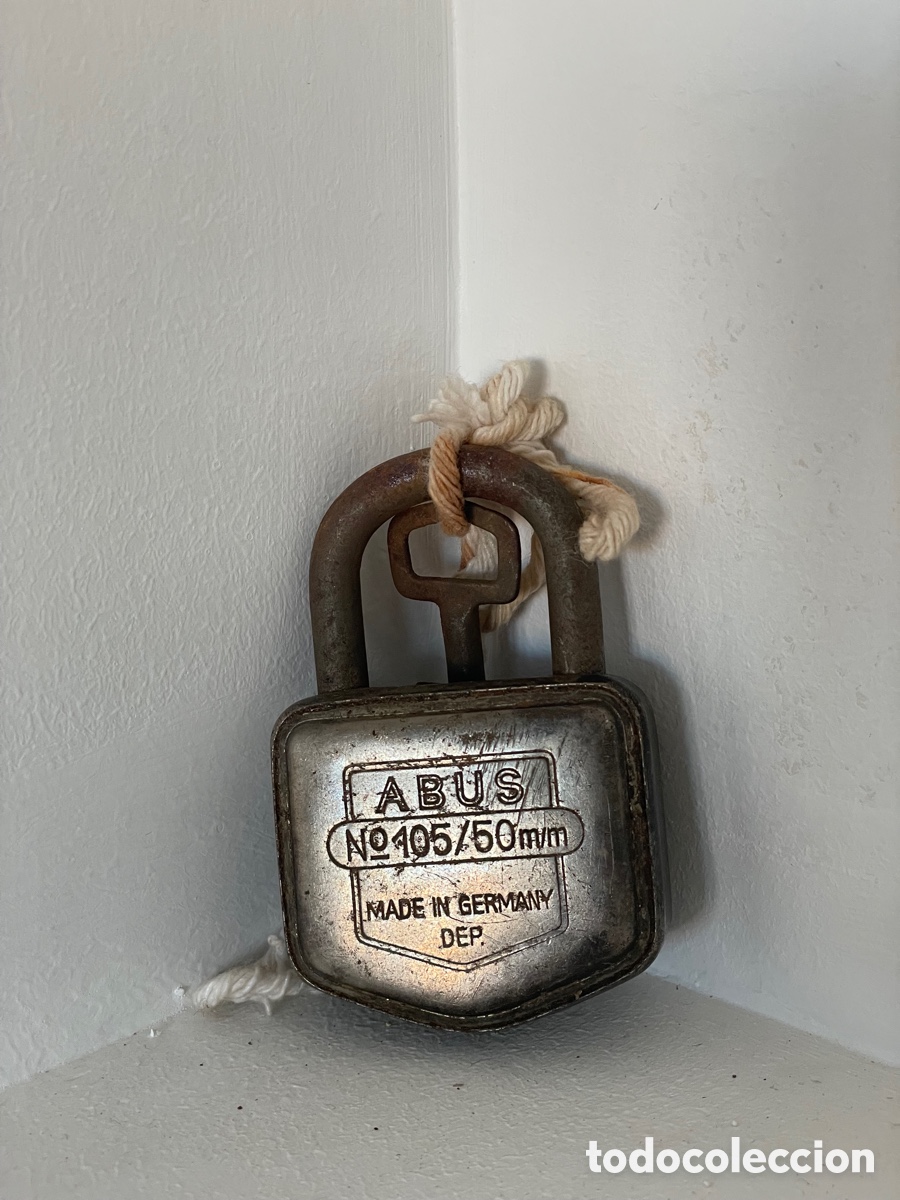 Antig&uuml;edades: Candado Abus 50/105 - Foto 1