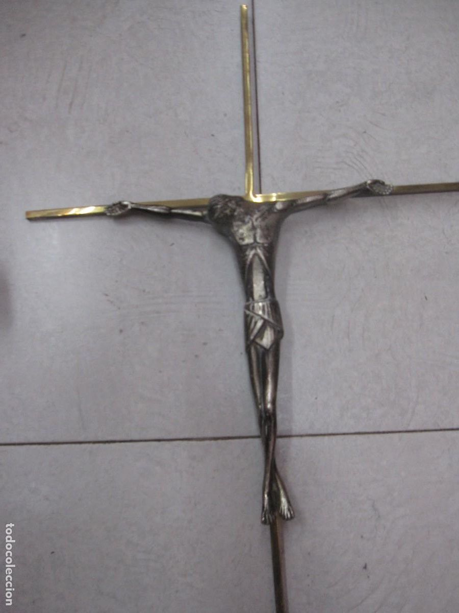 Antig&uuml;edades: CRUCIFIJO ANTIGUO 23 CM - Foto 1