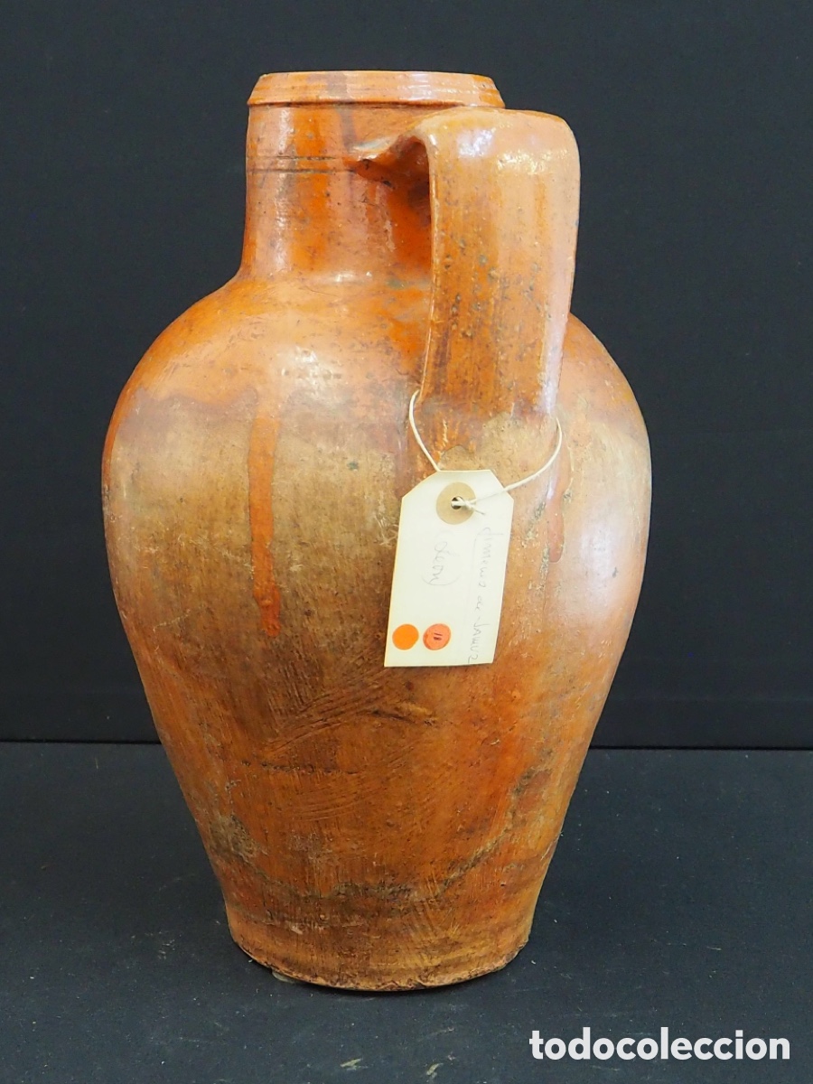 Antig&uuml;edades: Antiguo c&aacute;ntaro de aceite de JIMENEZ DE JAMUZ (LEON) - Foto 2