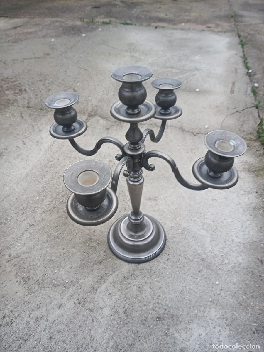 Antig&uuml;edades: BONITO CANDELAMBRO ANTIGUO DE ESTA&Ntilde;O - Foto 1