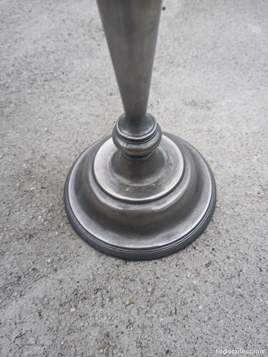 Antig&uuml;edades: BONITO CANDELAMBRO ANTIGUO DE ESTA&Ntilde;O - Foto 5
