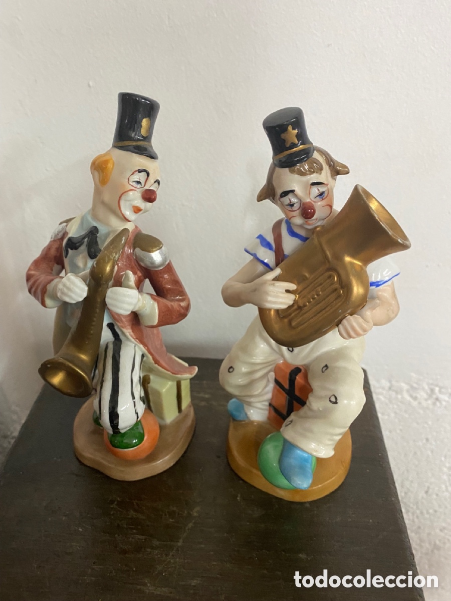 Antig&uuml;edades: Pareja de Payasos muy antiguos - Foto 1