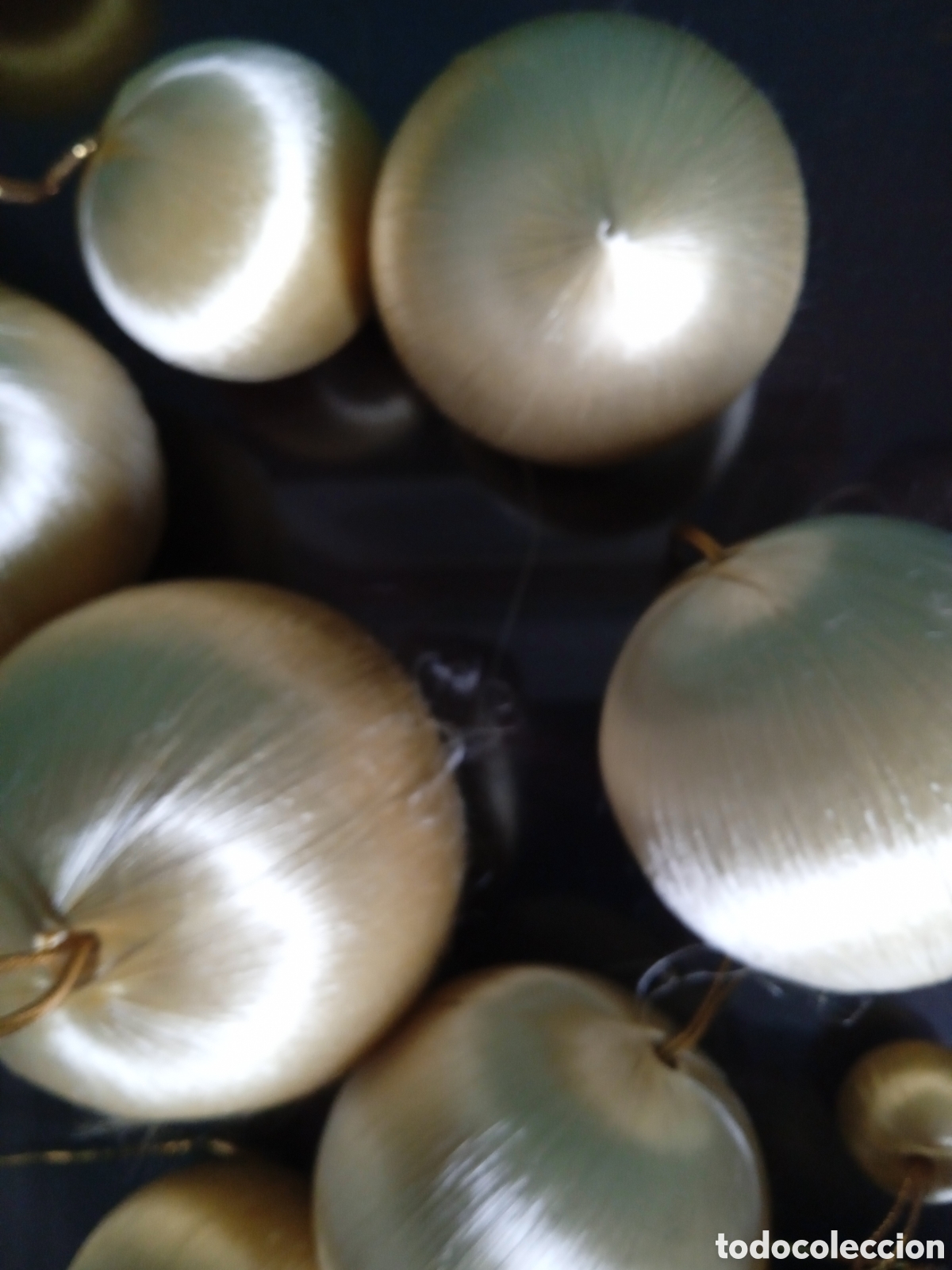 Antig&uuml;edades: Bolas de navidad hilo de seda - Foto 12