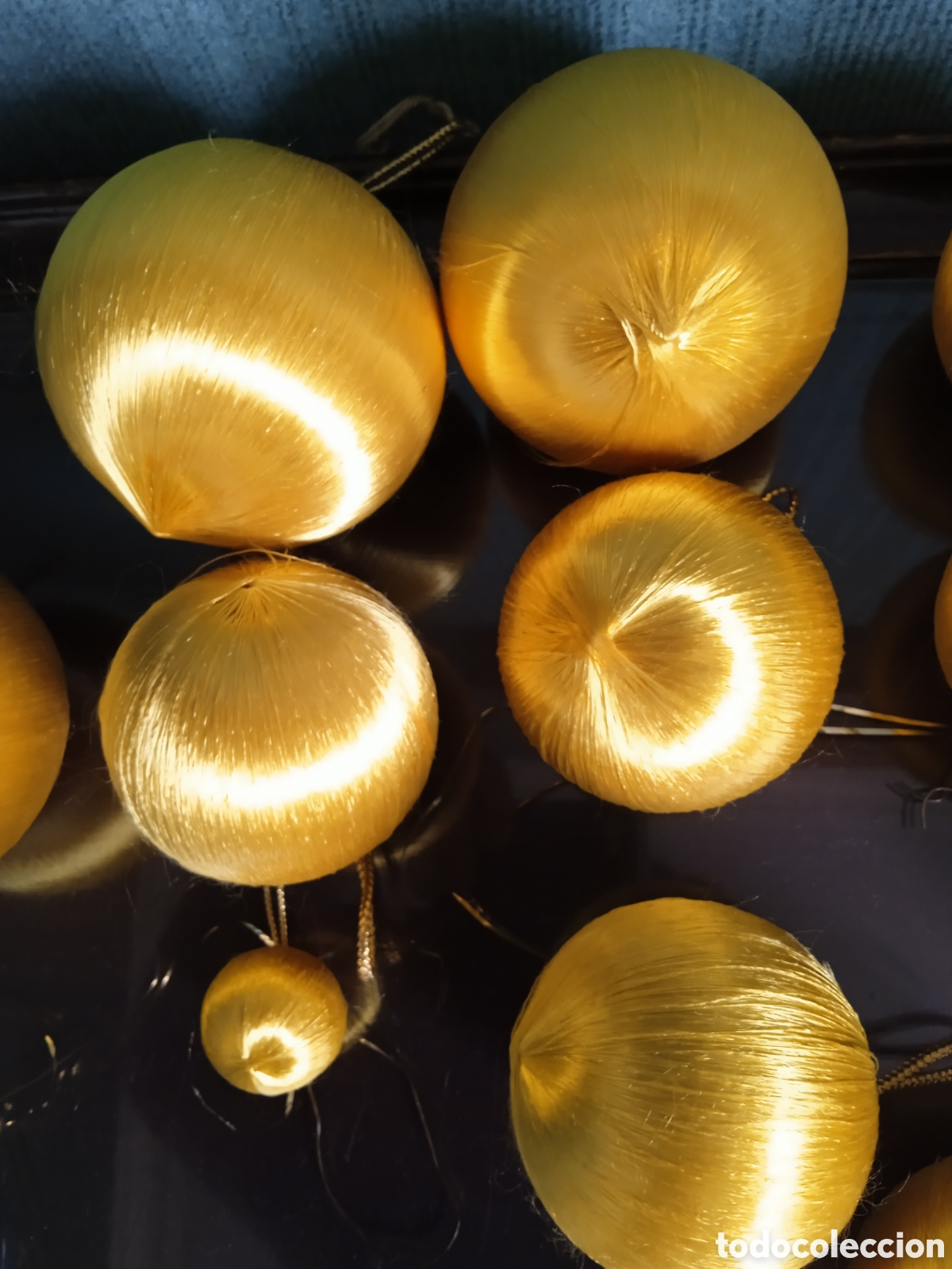 Antig&uuml;edades: Bolas de navidad hilo de seda - Foto 13
