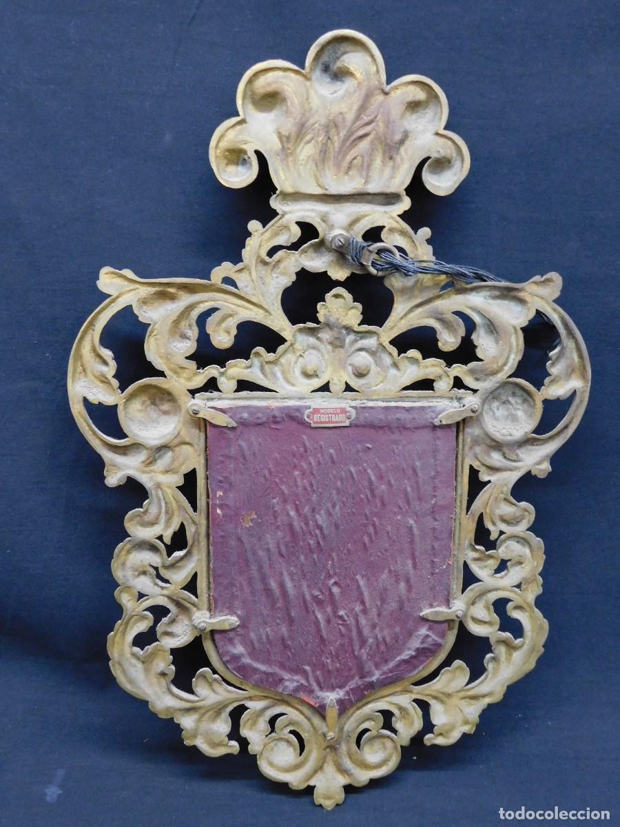 Antig&uuml;edades: ESCUDO DE ARMAS BRONCE - Foto 10
