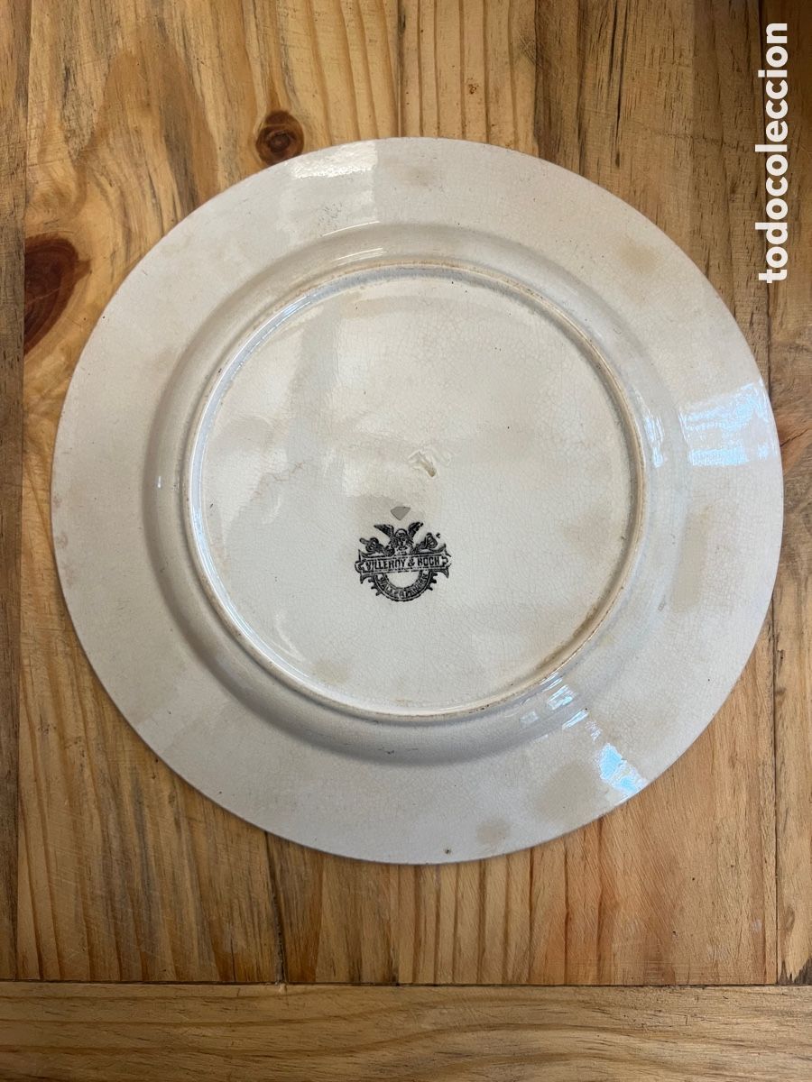Antig&uuml;edades: PLATO VILLEROY & BOCH - Foto 2