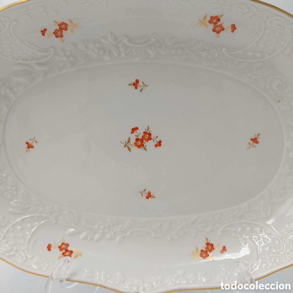 Antig&uuml;edades: Bandeja Meissen floral - Foto 4