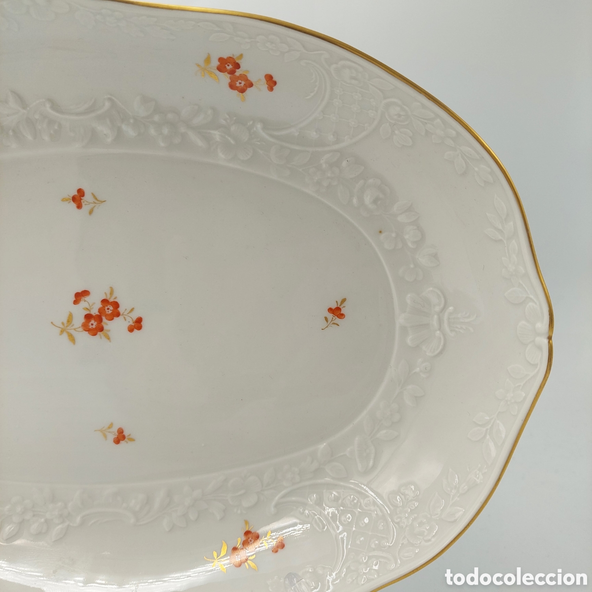Antig&uuml;edades: Bandeja Meissen floral - Foto 5