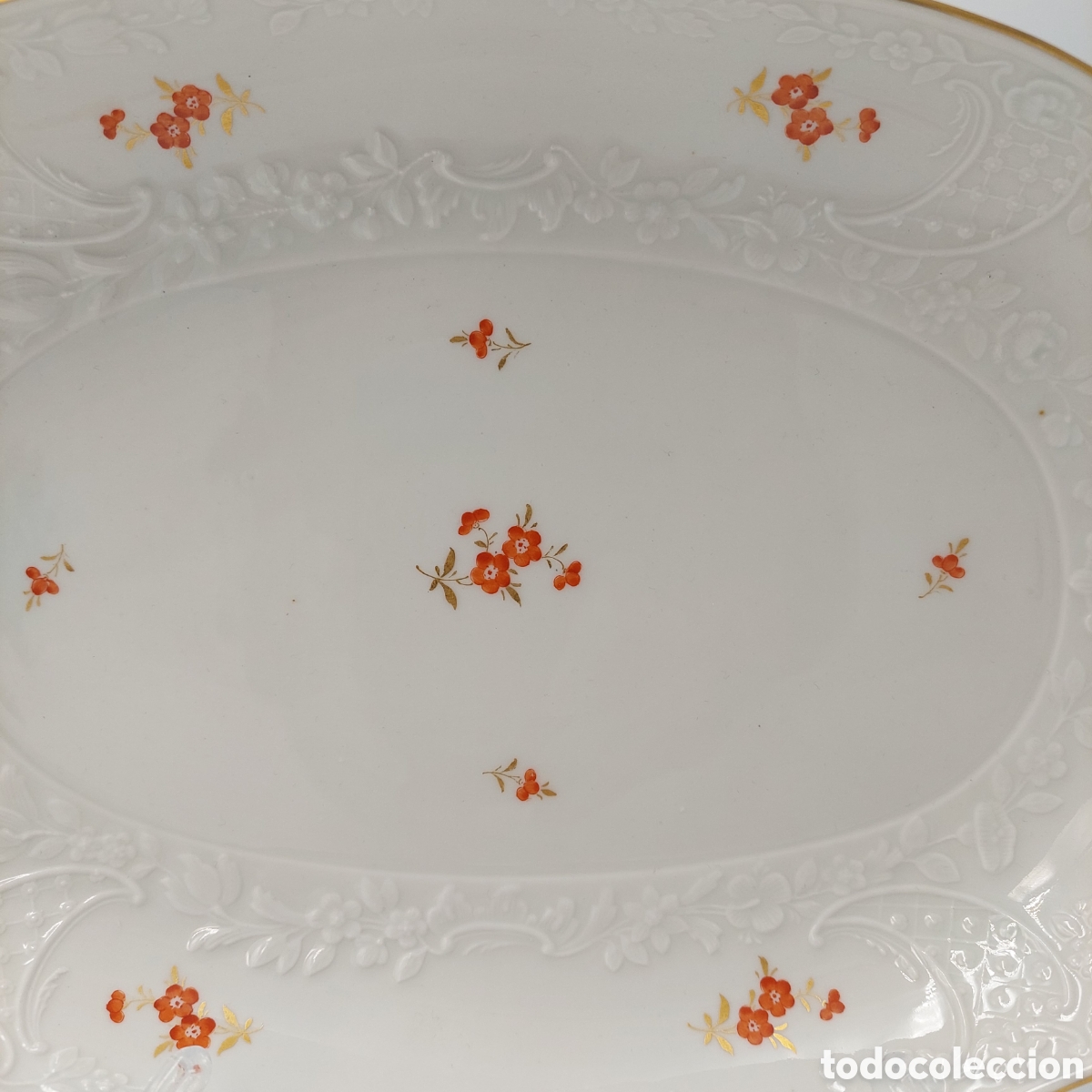 Antig&uuml;edades: Bandeja Meissen floral - Foto 6