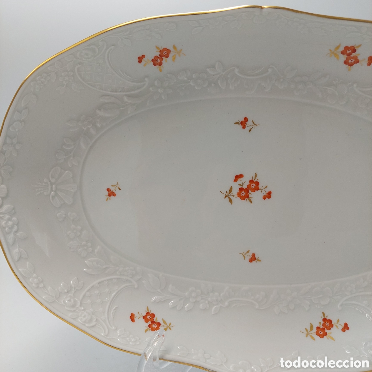 Antig&uuml;edades: Bandeja Meissen floral - Foto 7