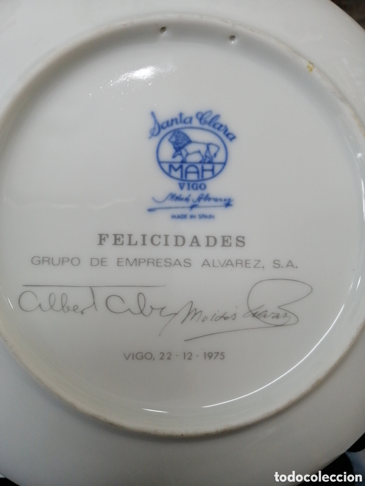 Antig&uuml;edades: Plato Navidad &Aacute;lvarez - Foto 2