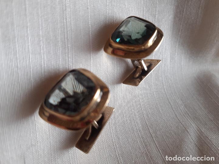 Antig&uuml;edades: Gemelos oro 9 k. - Foto 3