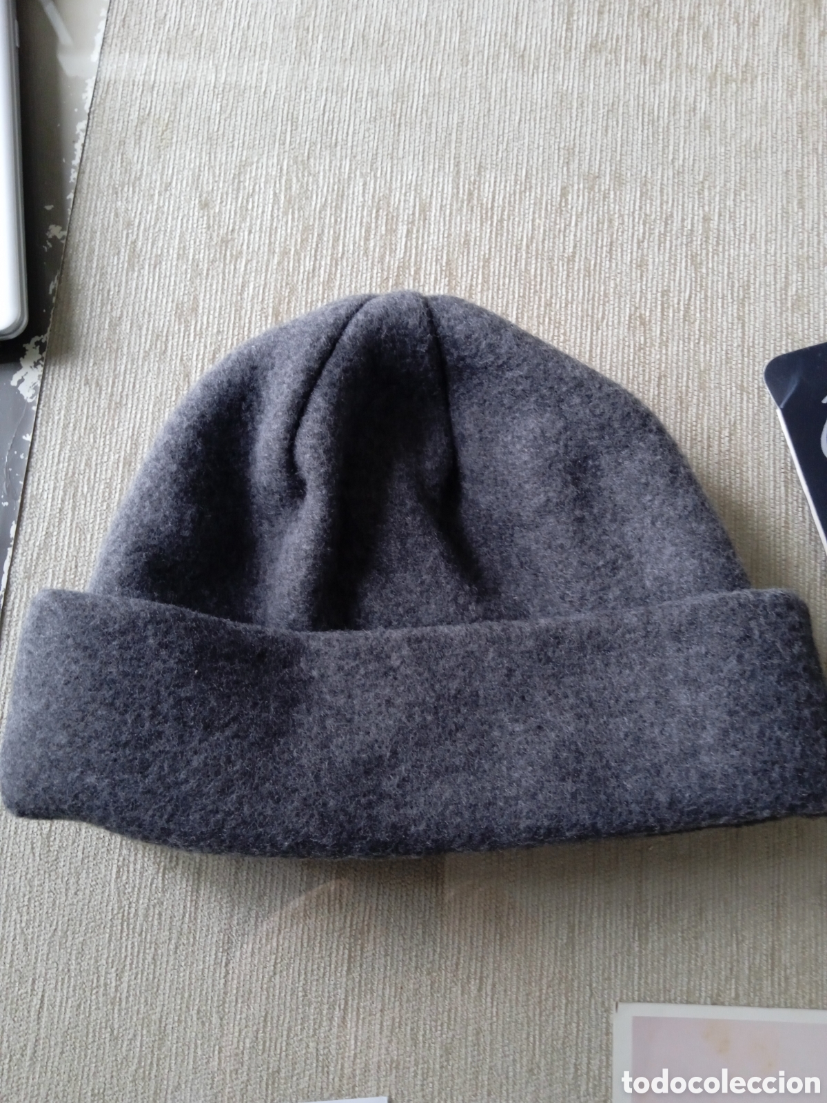 Antig&uuml;edades: Gorro gris vintage nuevo - Foto 2