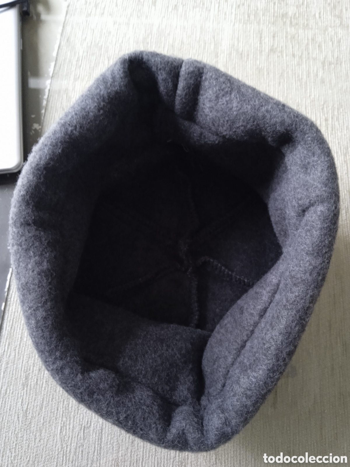 Antig&uuml;edades: Gorro gris vintage nuevo - Foto 6