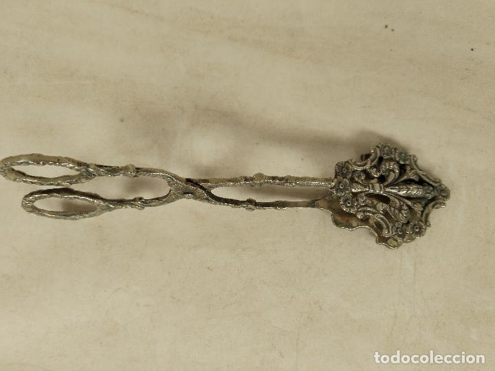 Antig&uuml;edades: tijeras de servir plateadas - Foto 4