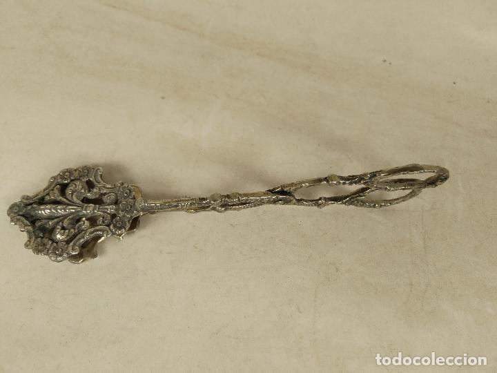 Antig&uuml;edades: tijeras de servir plateadas - Foto 6