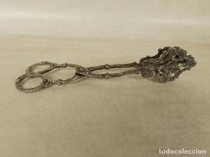 Antig&uuml;edades: tijeras de servir plateadas - Foto 1