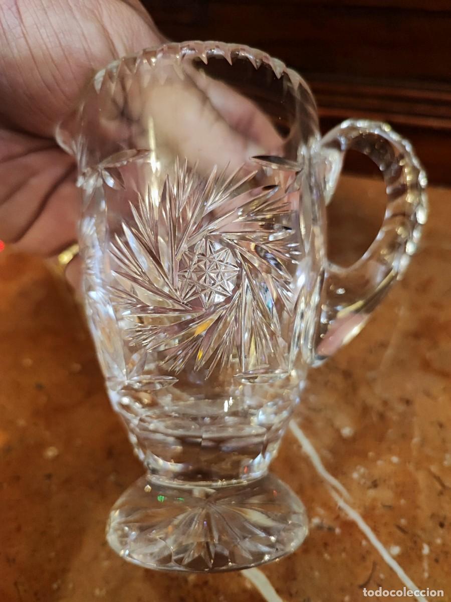 Antig&uuml;edades: Jarrita (Lechera) Cristal Bohemia - Foto 2