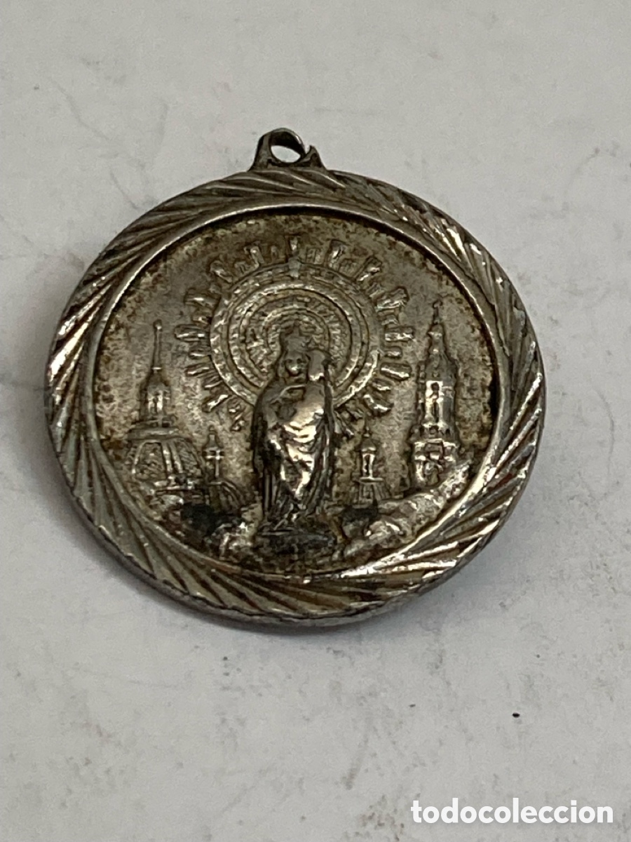 Antig&uuml;edades: Medalla de plata religiosa C80 - Foto 2