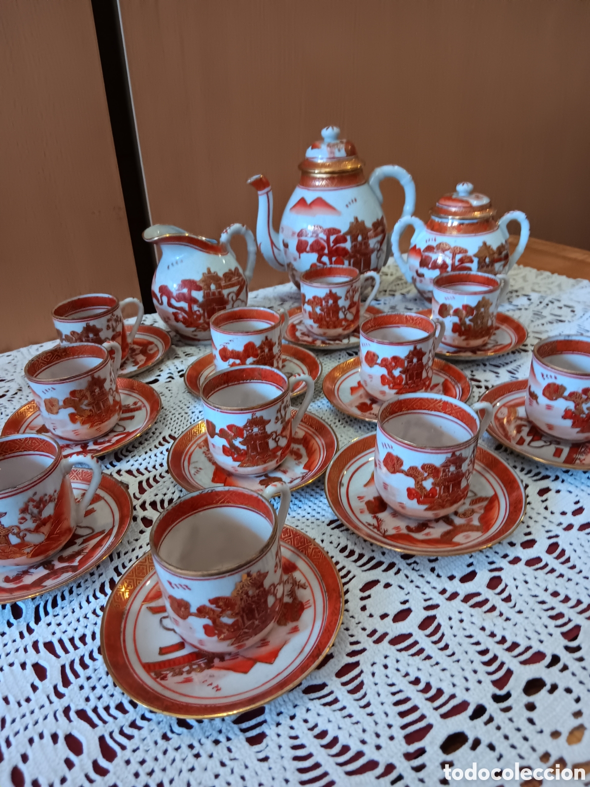 juego de café/té porcelana macao - Compra venta en todocoleccion