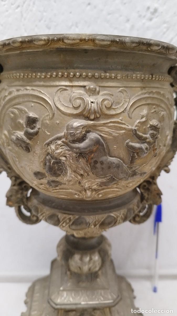 Antig&uuml;edades: Antiguo Copon copa,tipo Macetero.Siglo XIX - Foto 6