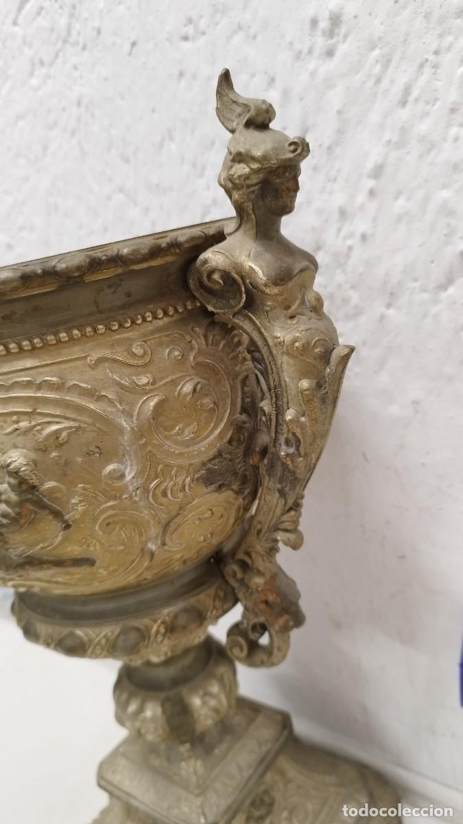 Antig&uuml;edades: Antiguo Copon copa,tipo Macetero.Siglo XIX - Foto 8