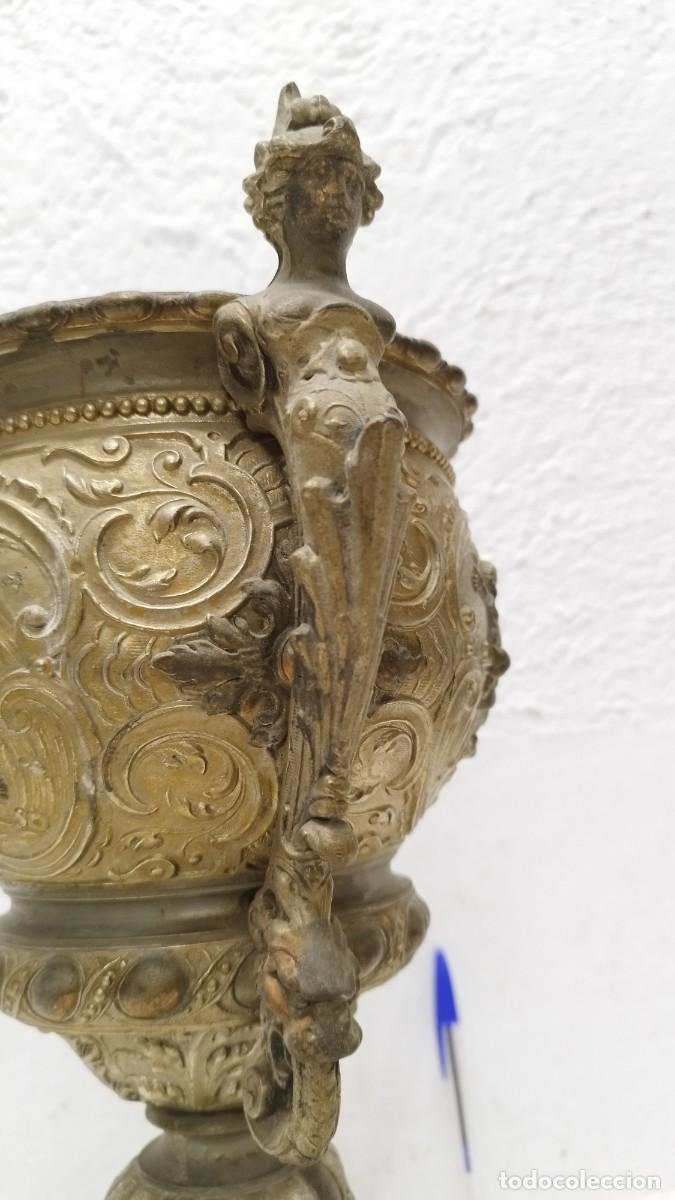 Antig&uuml;edades: Antiguo Copon copa,tipo Macetero.Siglo XIX - Foto 9