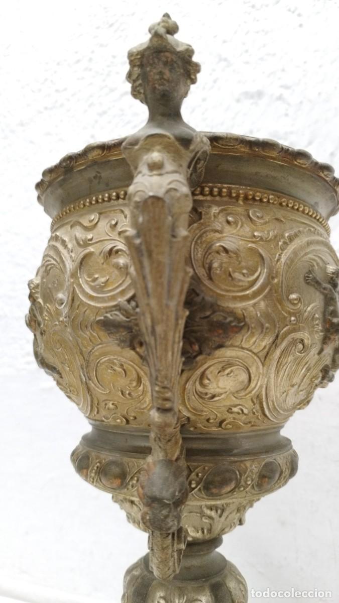 Antig&uuml;edades: Antiguo Copon copa,tipo Macetero.Siglo XIX - Foto 10