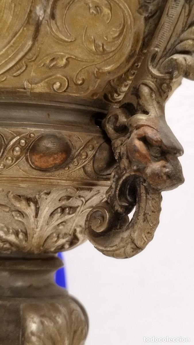 Antig&uuml;edades: Antiguo Copon copa,tipo Macetero.Siglo XIX - Foto 13