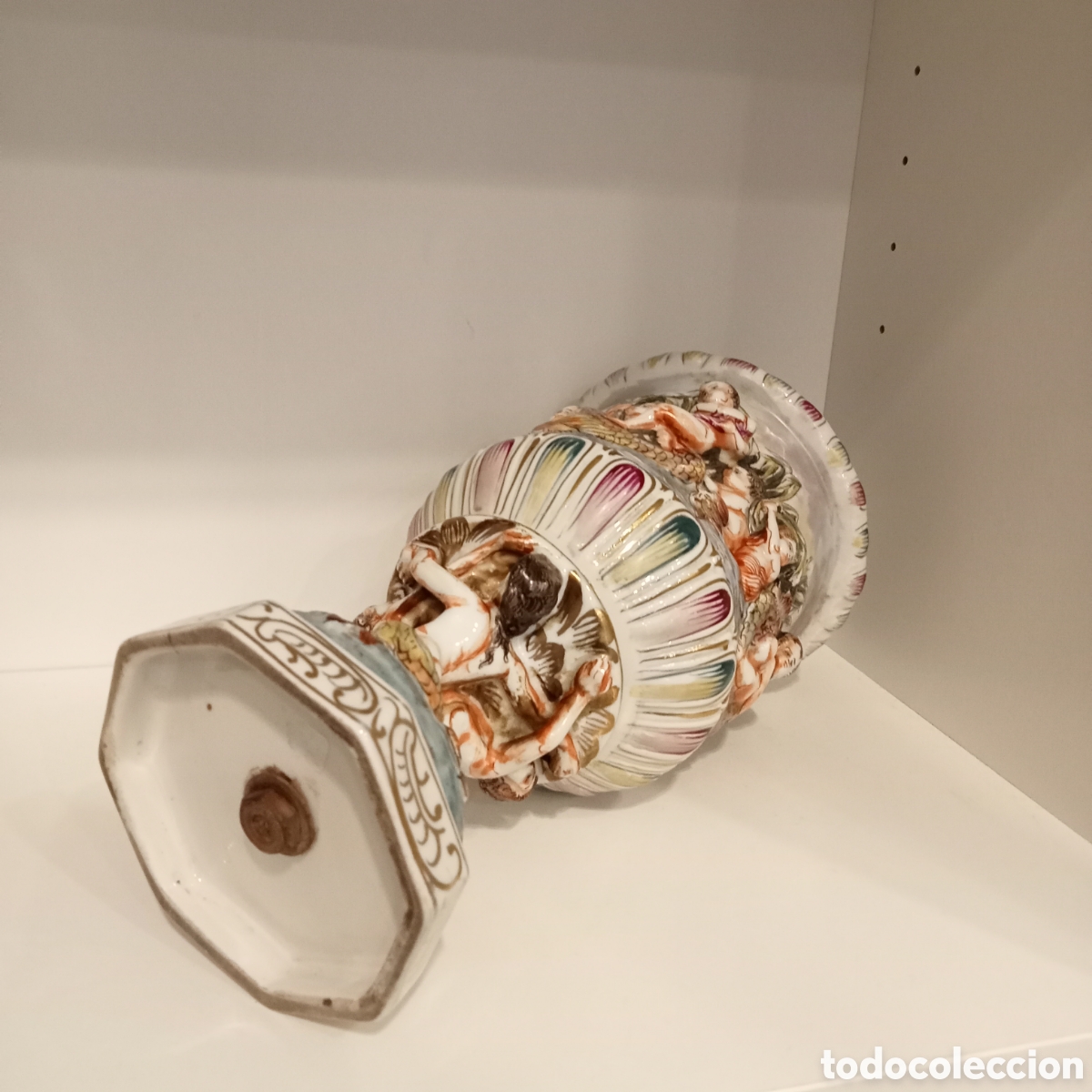 Antig&uuml;edades: CAPODIMONTE. JARRON - Foto 3