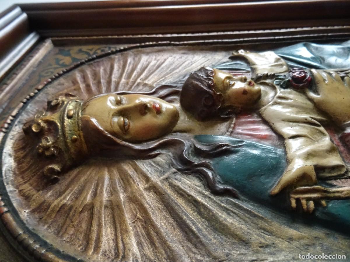 Antig&uuml;edades: Retablo antiguo de la vigen del Carmen - Foto 11